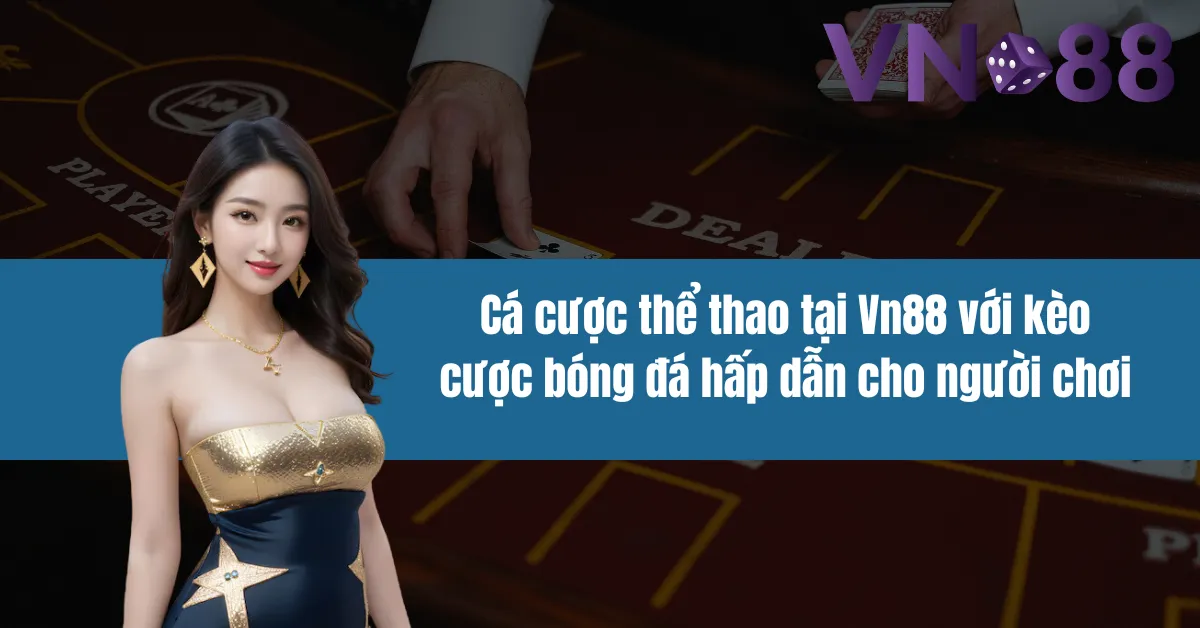 Cá cược thể thao tại Vn88 với kèo cược bóng đá hấp dẫn cho người chơi